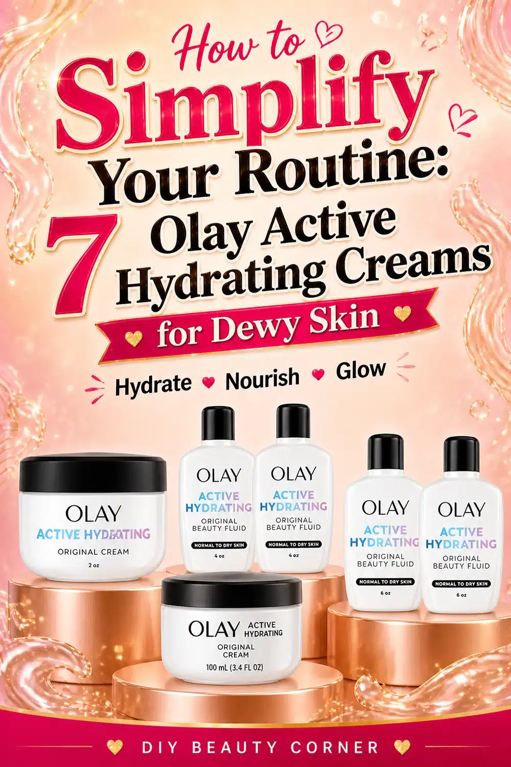 How to Simplify Your Routine: 7 Olay Active Hydrating Creams for Dewy Skin