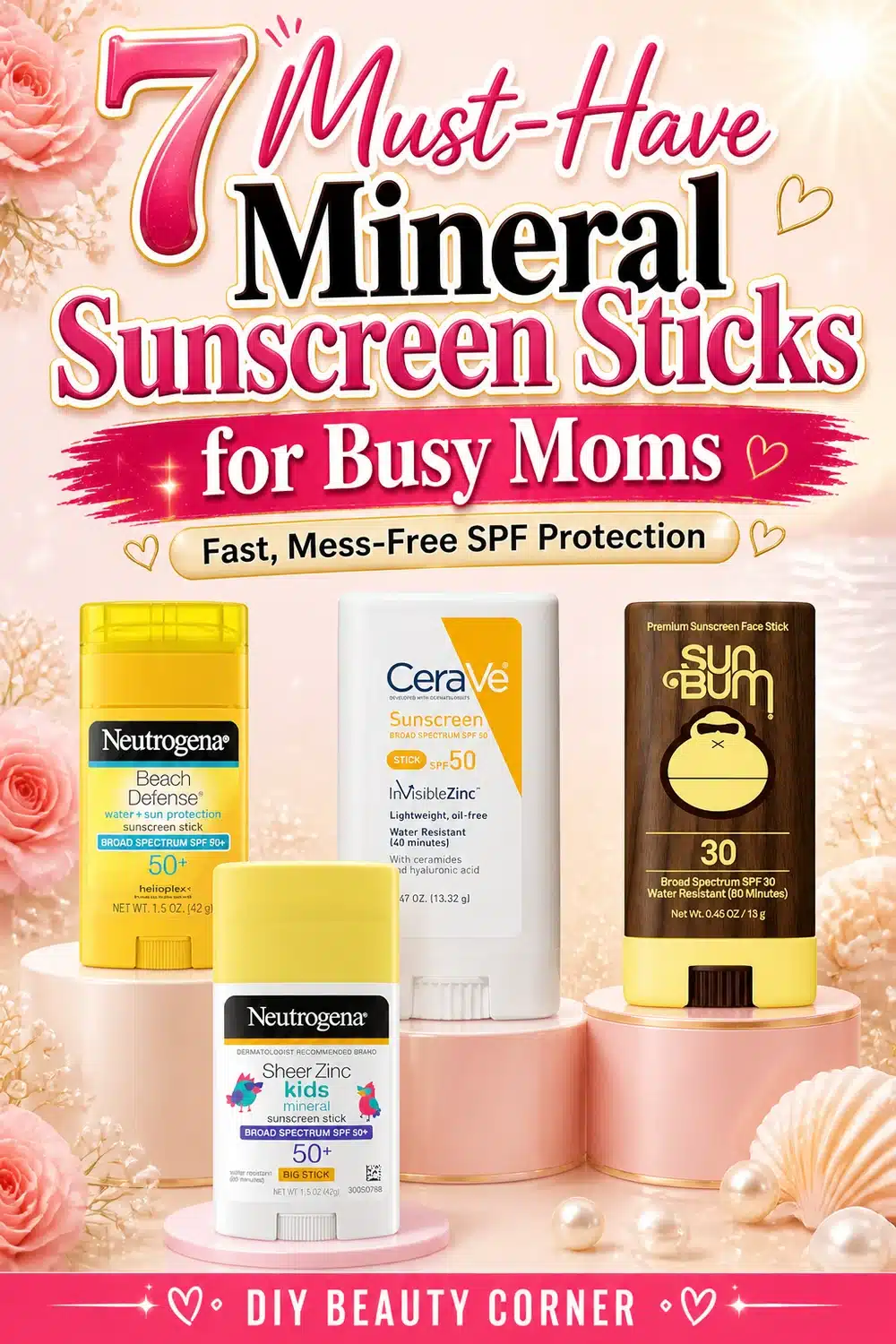 7 Must-Have Mineral Sunscreen Sticks for Busy Moms: Fast, Mess-Free SPF Protection