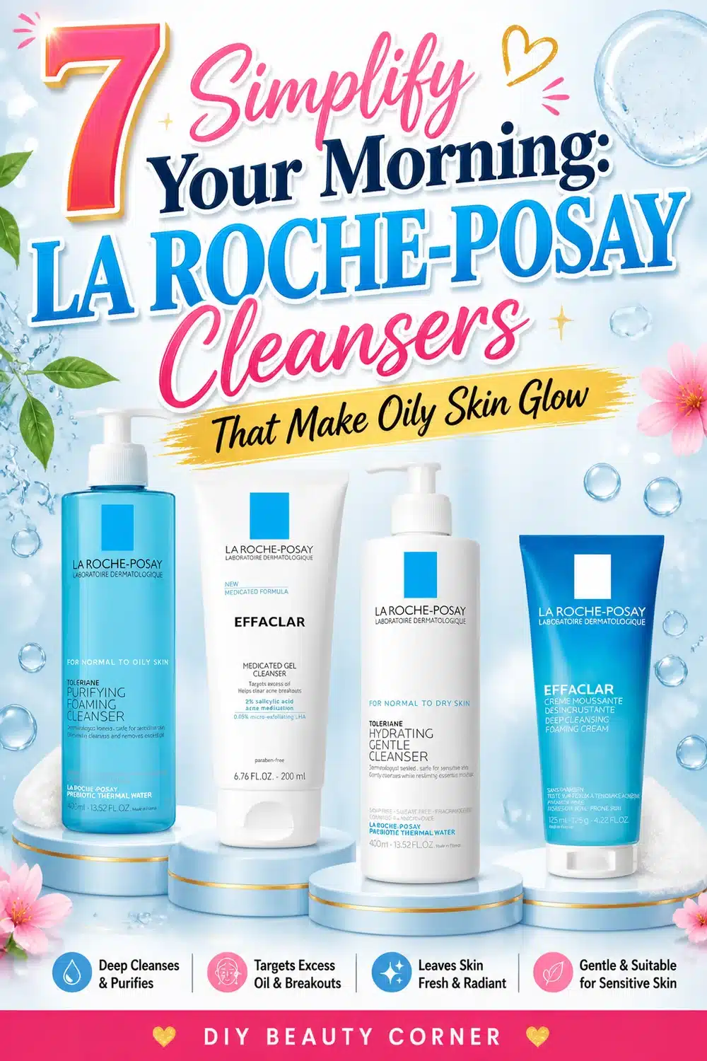 Simplify Your Morning: 7 La Roche-Posay Cleansers That Make Oily Skin Glow