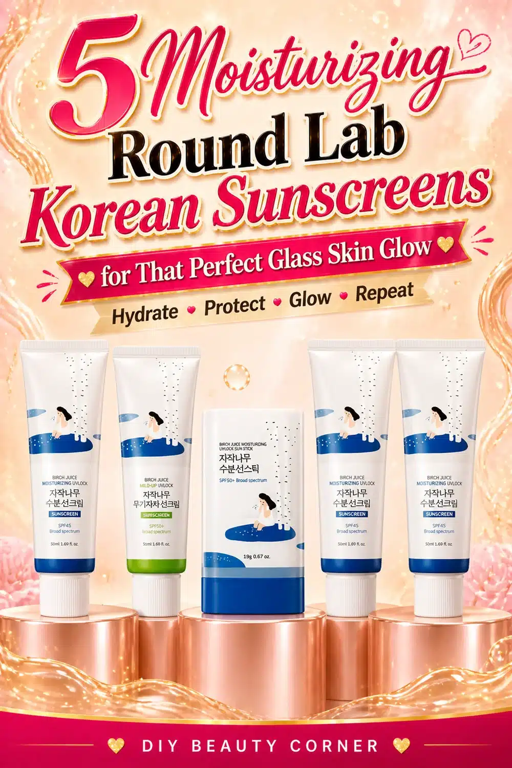 5 Moisturizing Round Lab Korean Sunscreens for That Perfect Glass Skin Glow