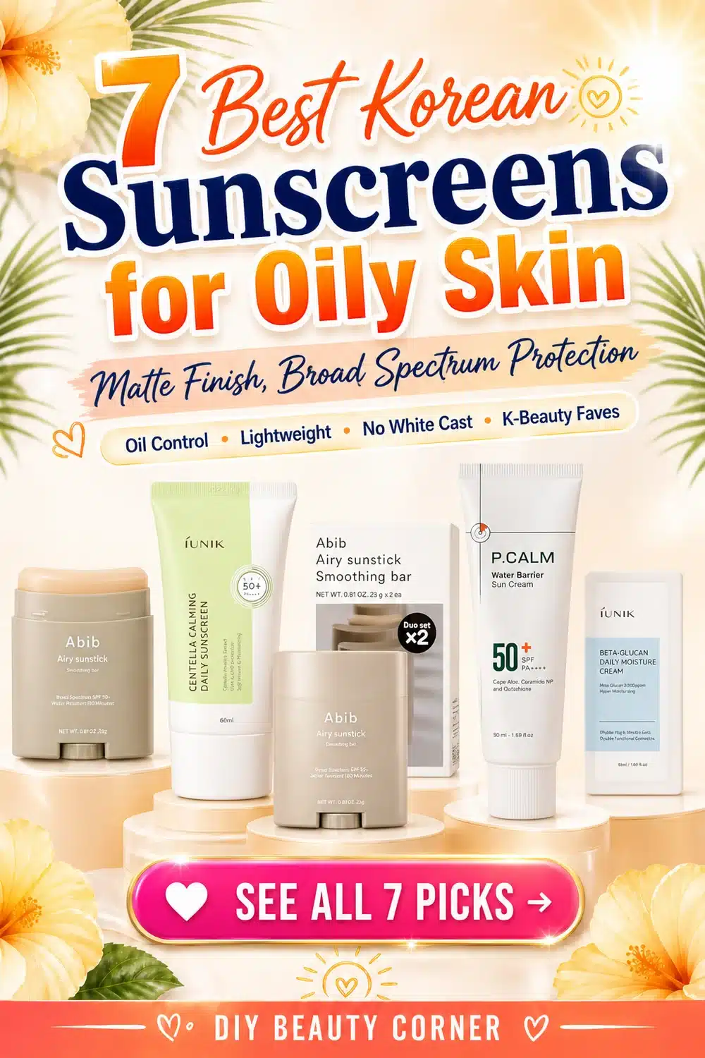 7 Best Korean Sunscreens for Oily Skin That Offer Matte Broad Spectrum Protection