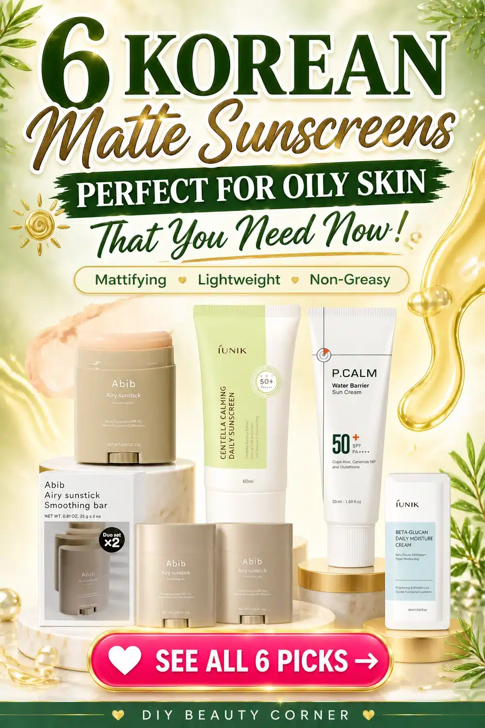 6 Korean Matte Sunscreens Perfect for Oily Skin That You Need Now