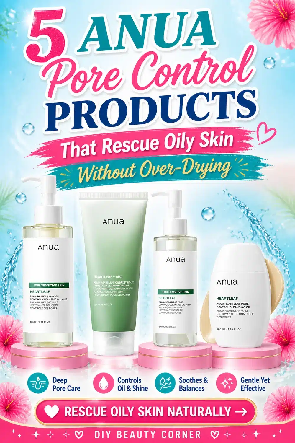 5 ANUA Pore Control Products That Rescue Oily Skin Without Over-Drying