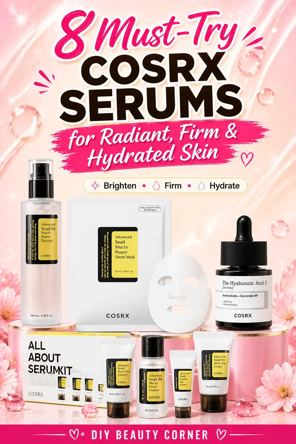 8 Must-Try COSRX Serums for Radiant, Firm & Hydrated Skin