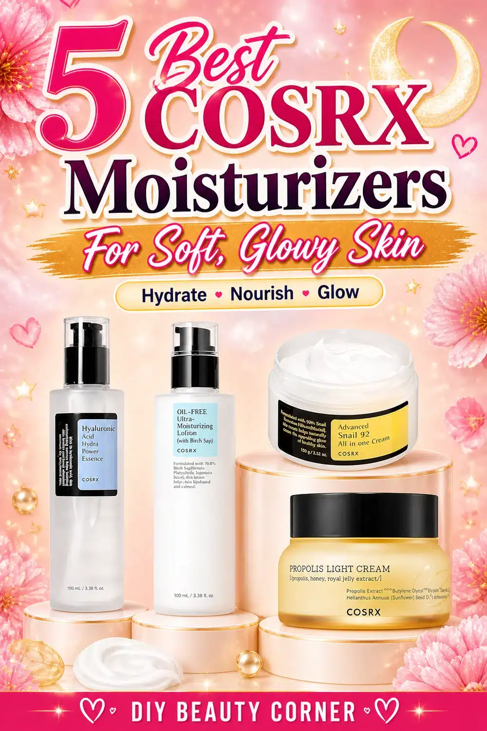 5 Best COSRX Moisturizers for Soft, Glowy Skin in Your Korean Skincare Routine