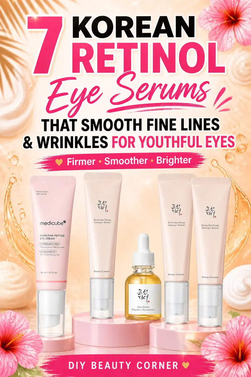 7 Korean Retinol Eye Serums that Smooth Fine Lines & Wrinkles for Youthful Eyes