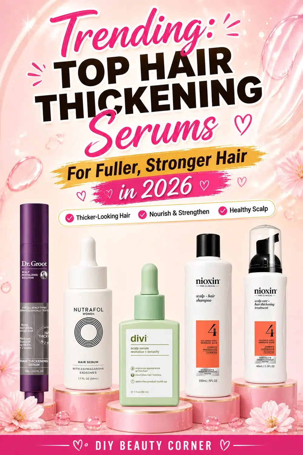 Trending: Top Hair Thickening Serums for Fuller, Stronger Hair in 2026