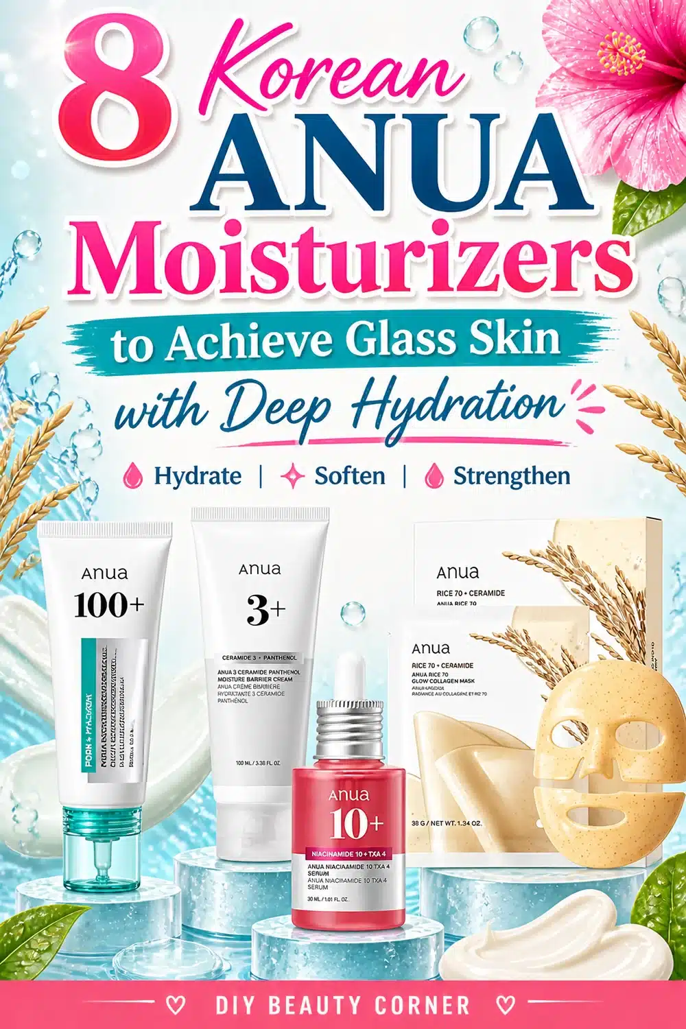 8 Korean ANUA Moisturizers to Achieve Glass Skin with Deep Hydration