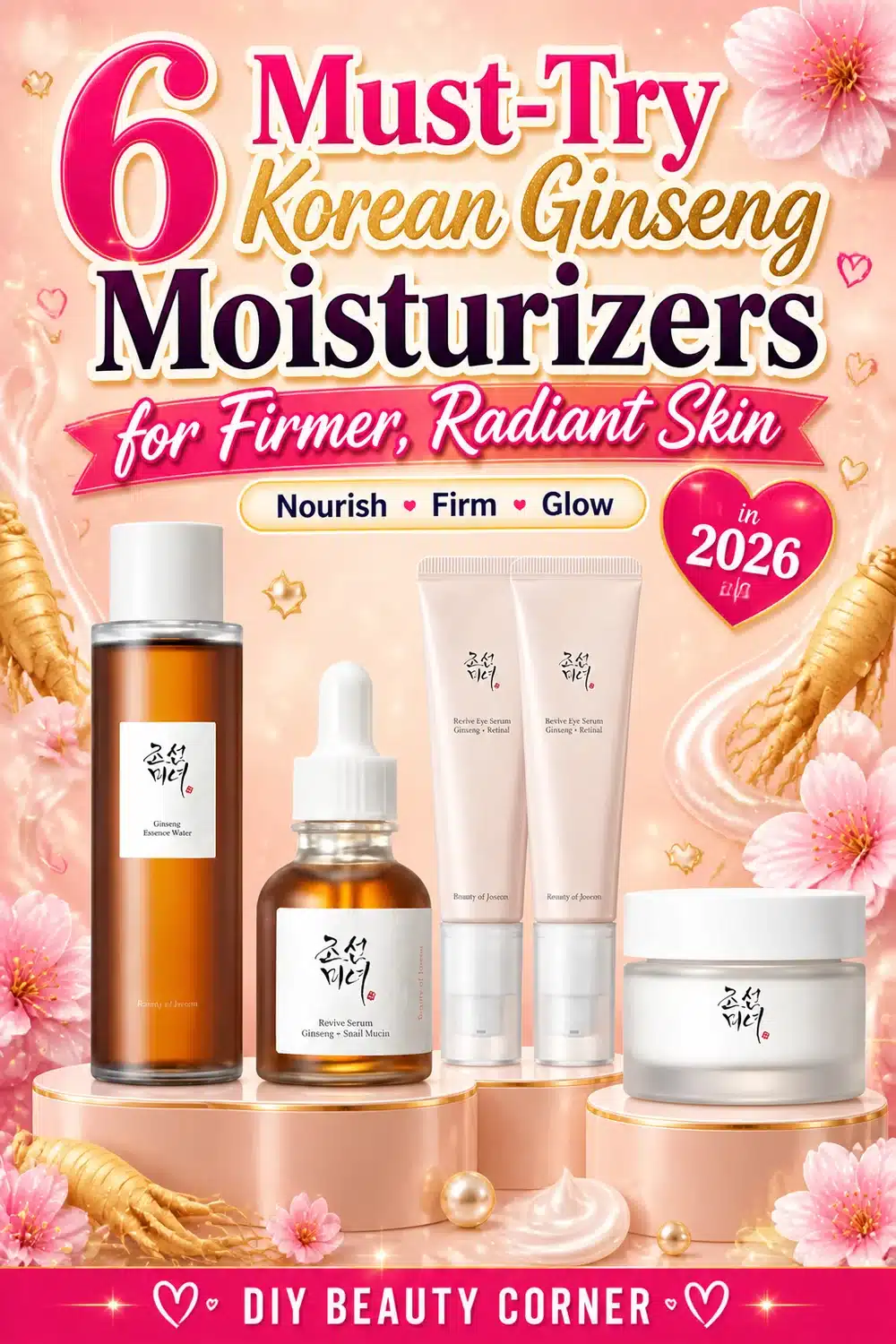 6 Must-Try Korean Ginseng Moisturizers for Firmer, Radiant Skin in 2026