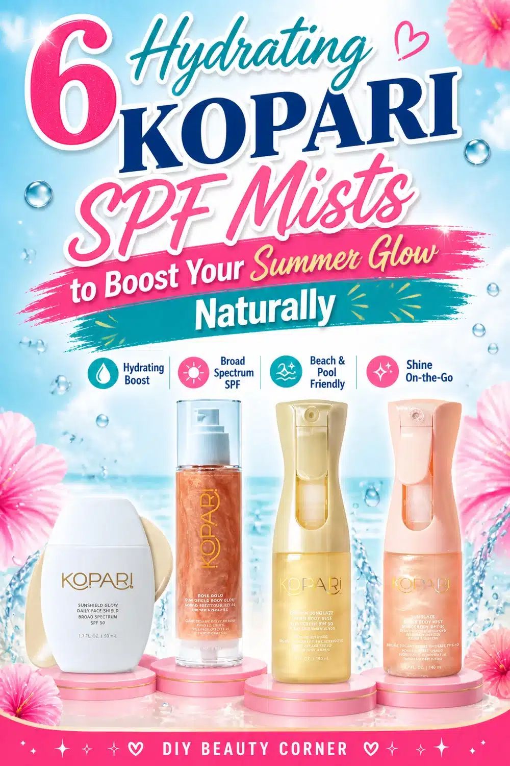 6 Hydrating Kopari SPF Mists to Boost Your Summer Glow Naturally