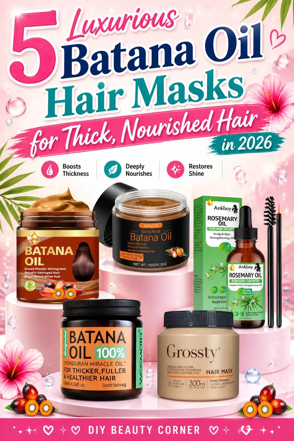 5 Luxurious Batana Oil Hair Masks for Thick, Nourished Hair in 2026