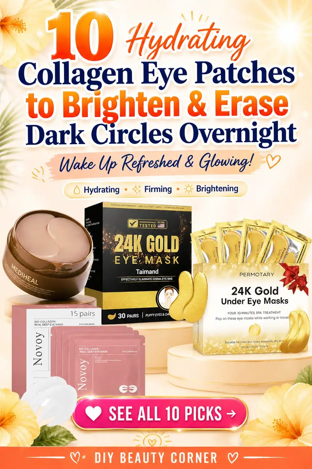 10 Hydrating Collagen Eye Patches to Brighten and Erase Dark Circles Overnight