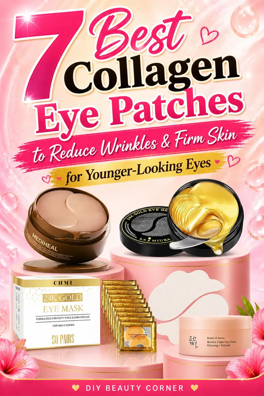 7 Best Collagen Eye Patches to Reduce Wrinkles and Firm Skin for Younger-Looking Eyes