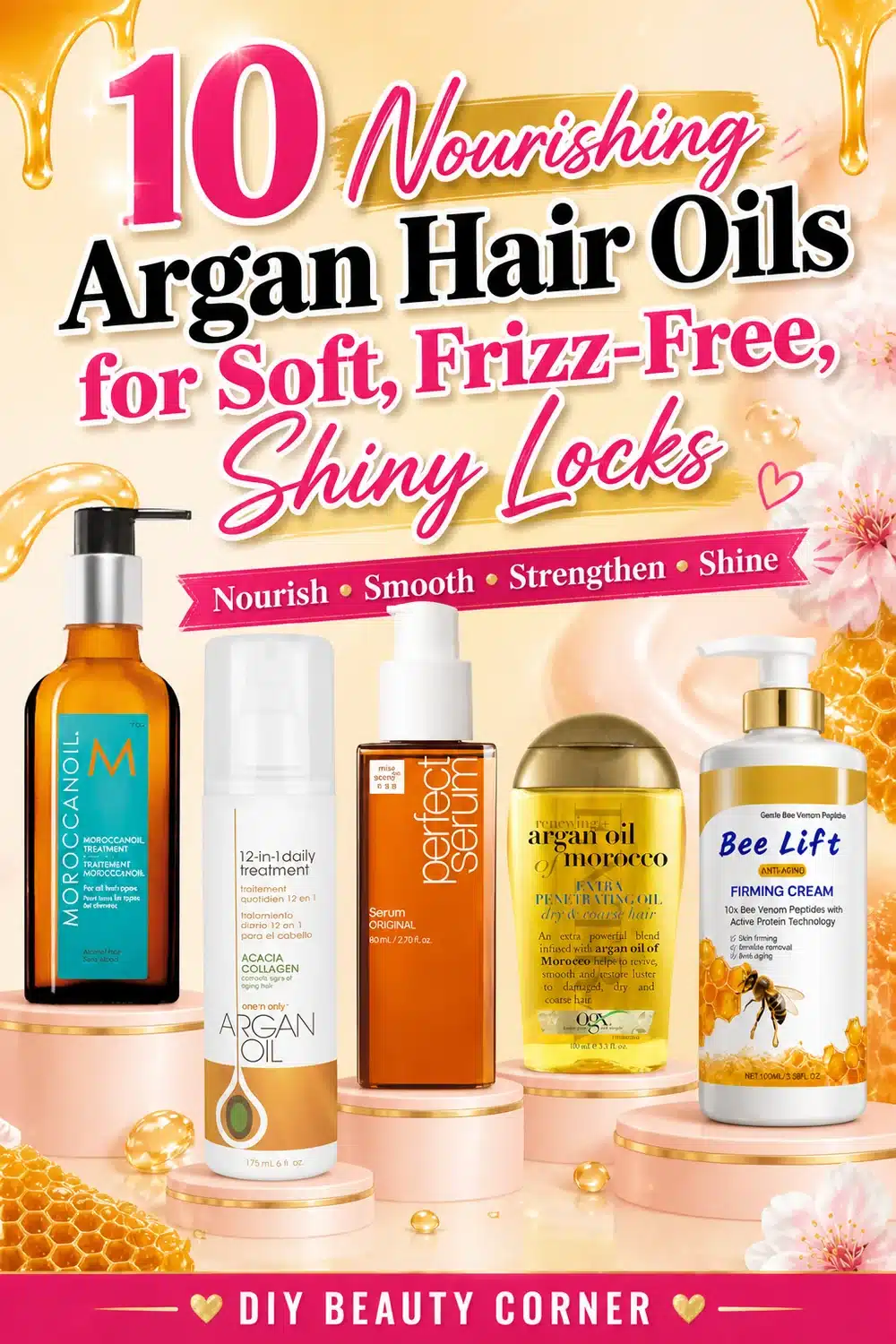 10 Nourishing Argan Hair Oils for Soft, Frizz-Free, Shiny Locks
