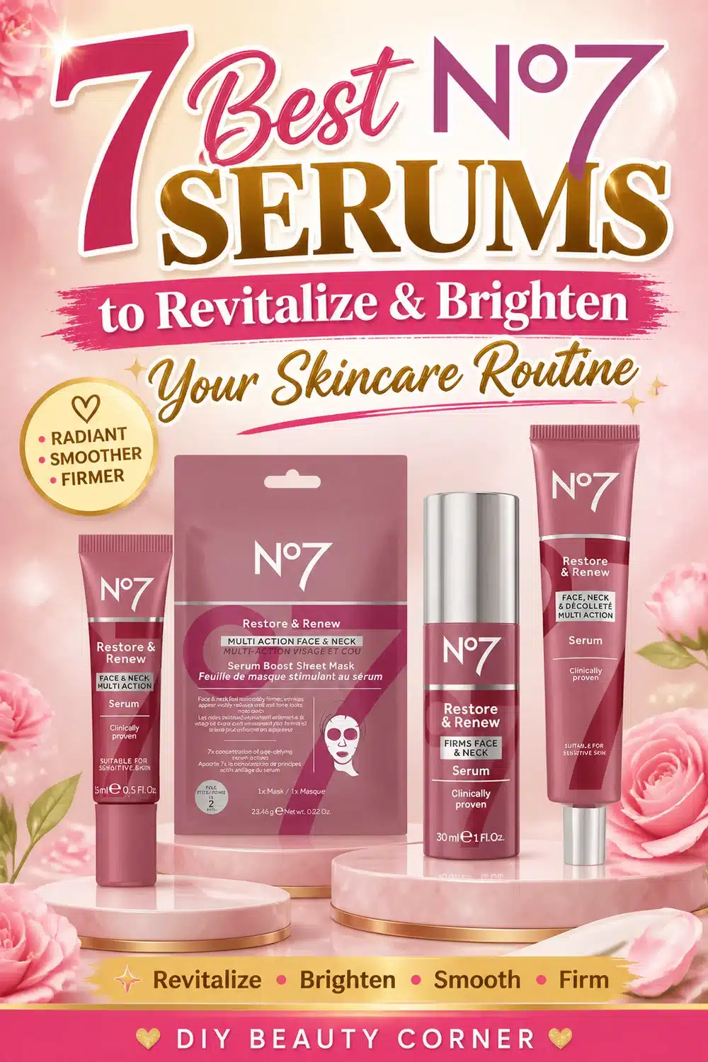 7 Best No7 Serums to Revitalize and Brighten Your Skincare Routine