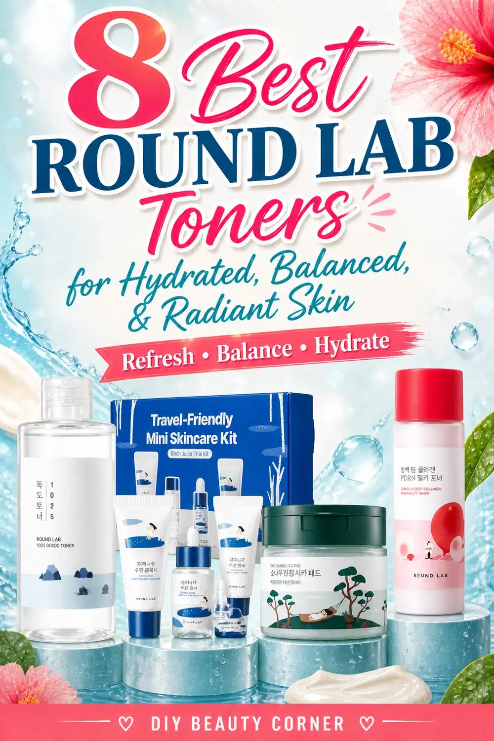 8 Best ROUND LAB Toners for Hydrated, Balanced, and Radiant Skin
