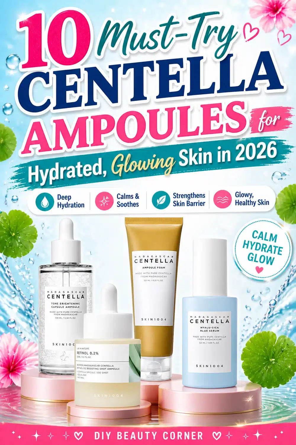 10 Must-Try Centella Ampoules for Hydrated, Glowing Skin in 2026