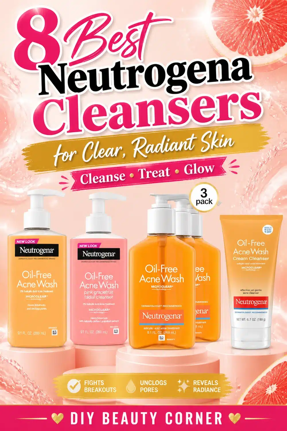 8 Best Neutrogena Cleansers for Clear, Radiant Skin in Your Daily Routine