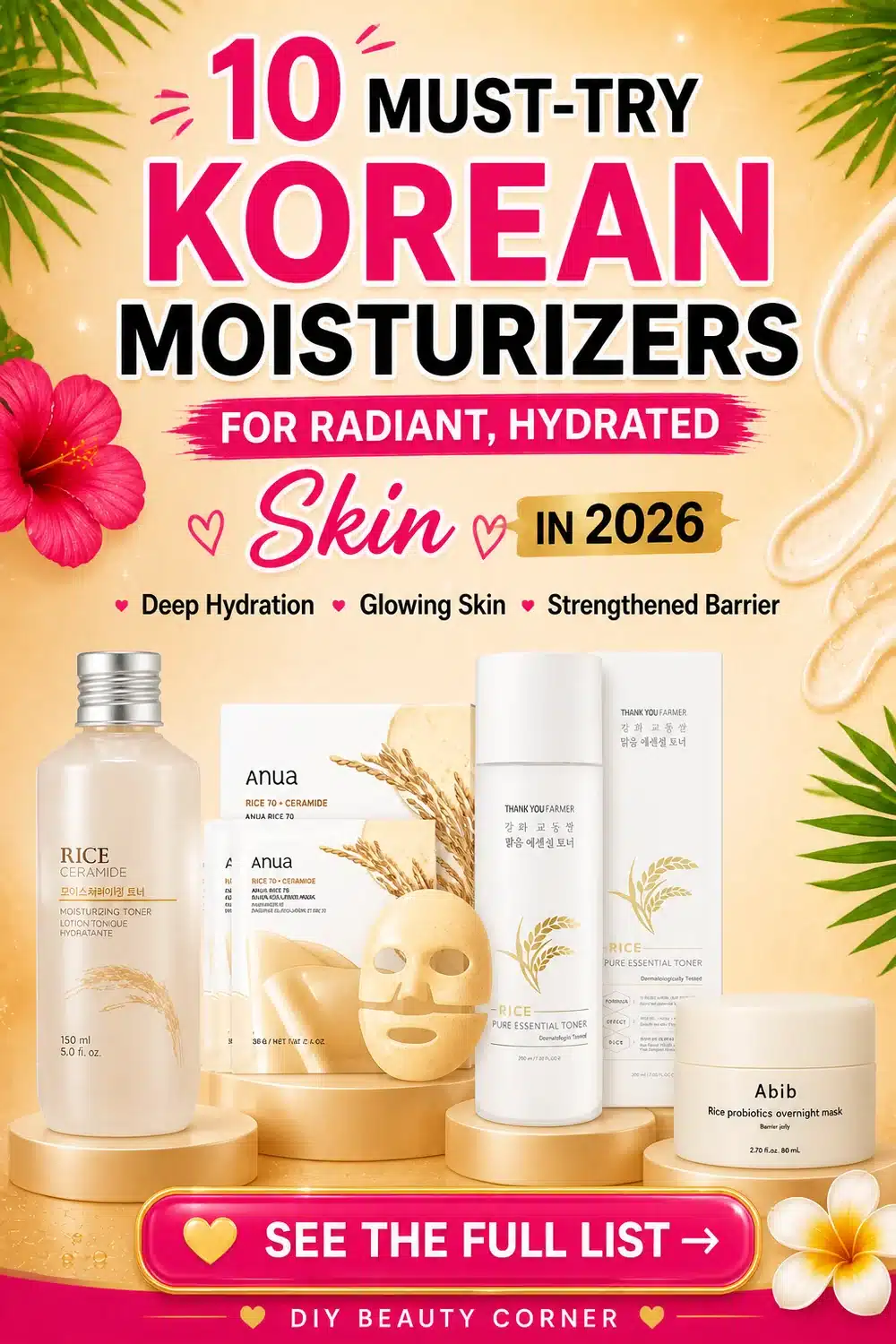 10 Must-Try Korean Moisturizers for Radiant, Hydrated Skin in 2026