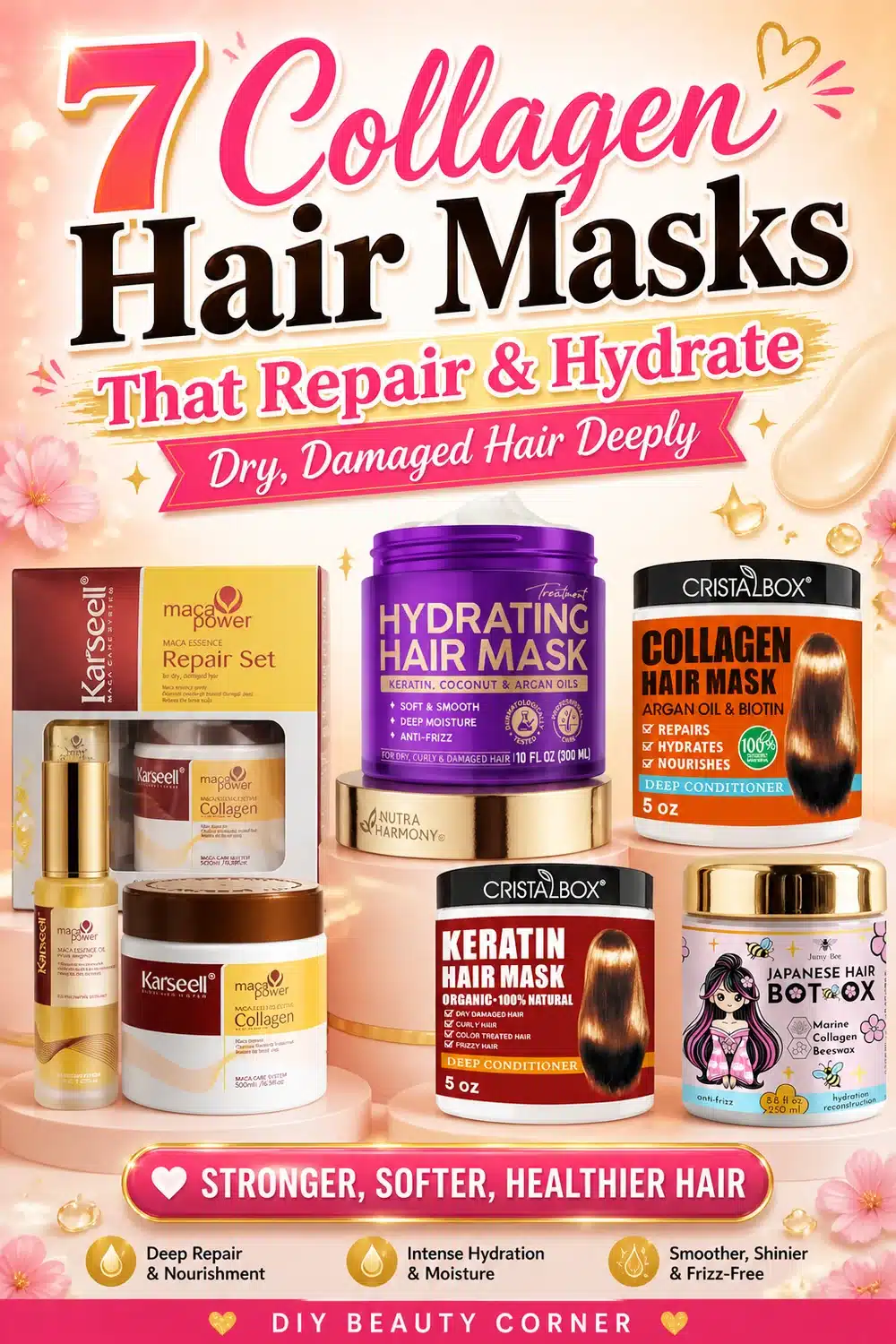 7 Collagen Hair Masks That Repair & Hydrate Dry, Damaged Hair Deeply
