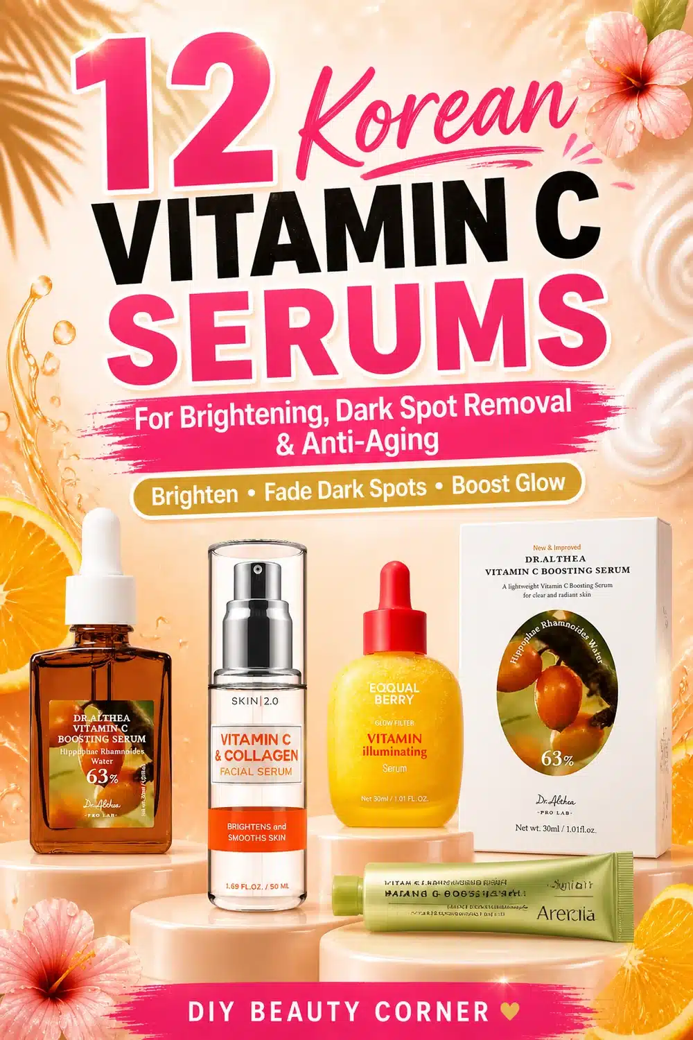 12 Korean Vitamin C Serums for Brightening, Dark Spot Removal & Anti-Aging