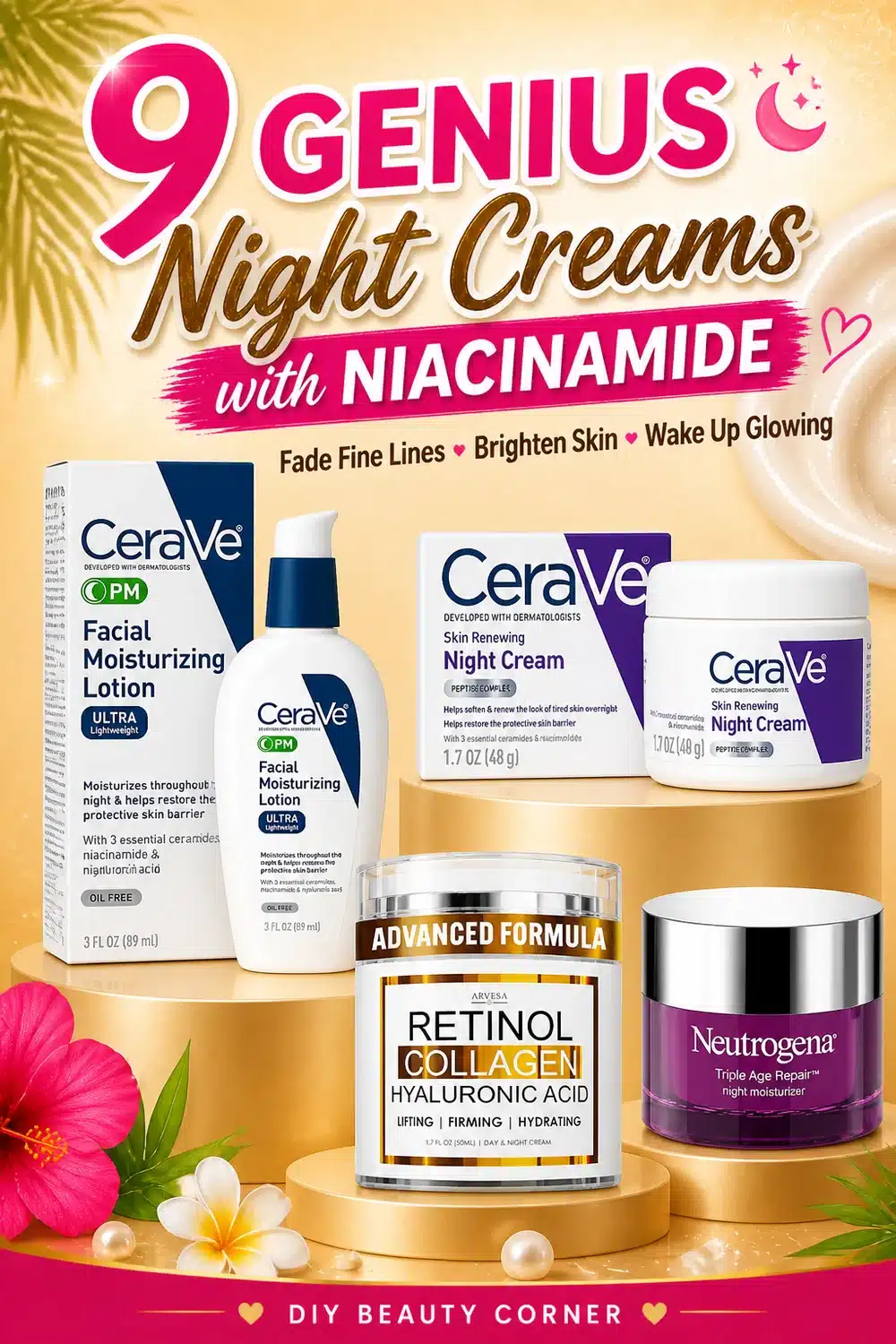 9 Genius Night Creams with Niacinamide to Fade Fine Lines and Brighten Your Skin