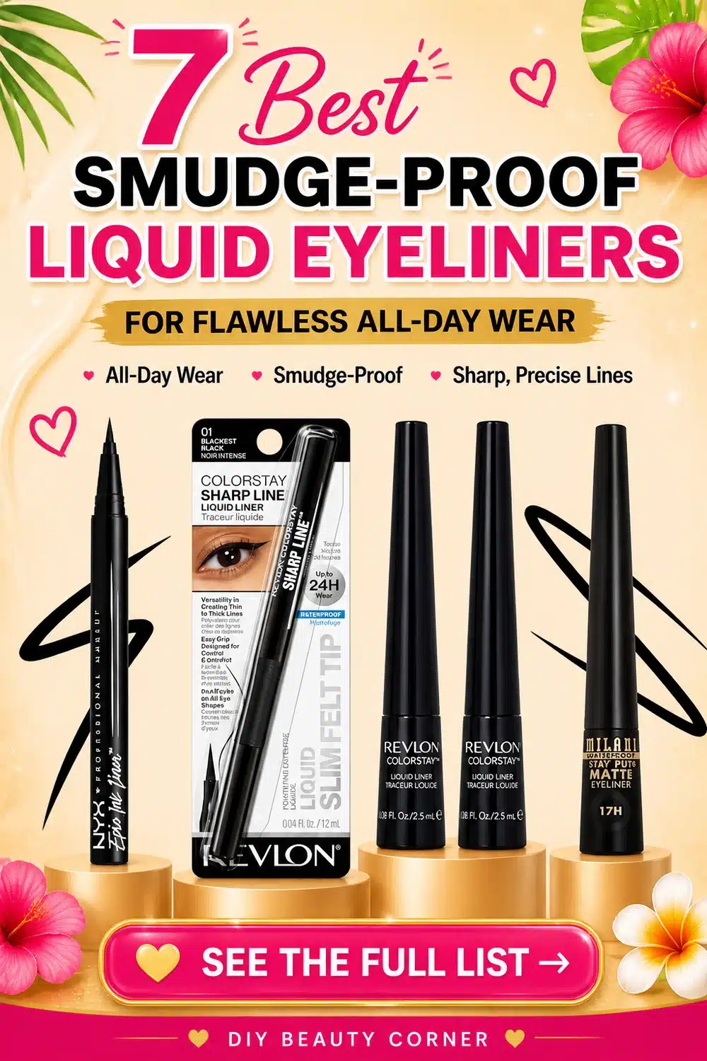 7 Best Smudge-Proof Liquid Eyeliners for Flawless All-Day Wear