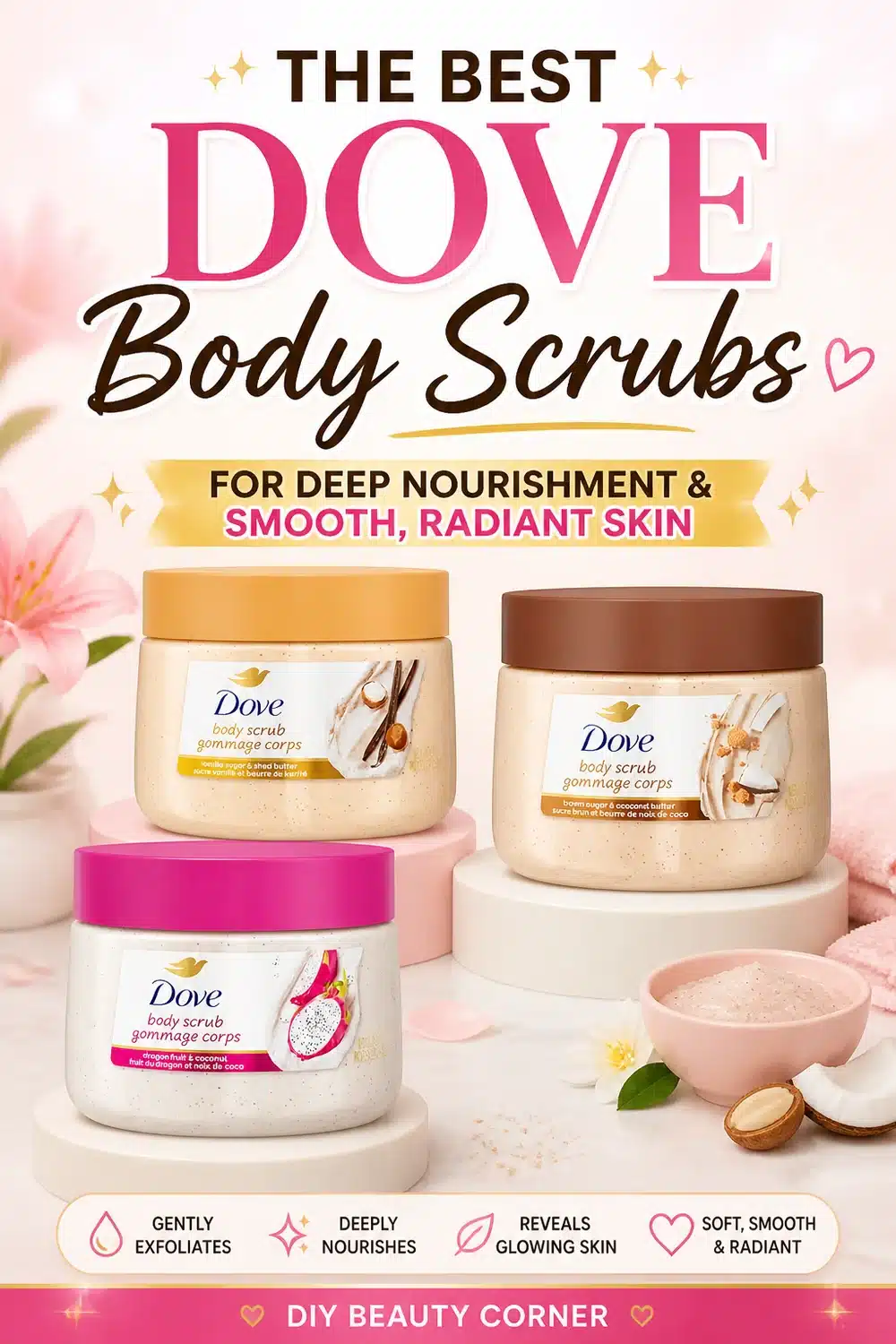 Best Dove Body Scrubs for Deep Nourishment and Smooth, Radiant Skin