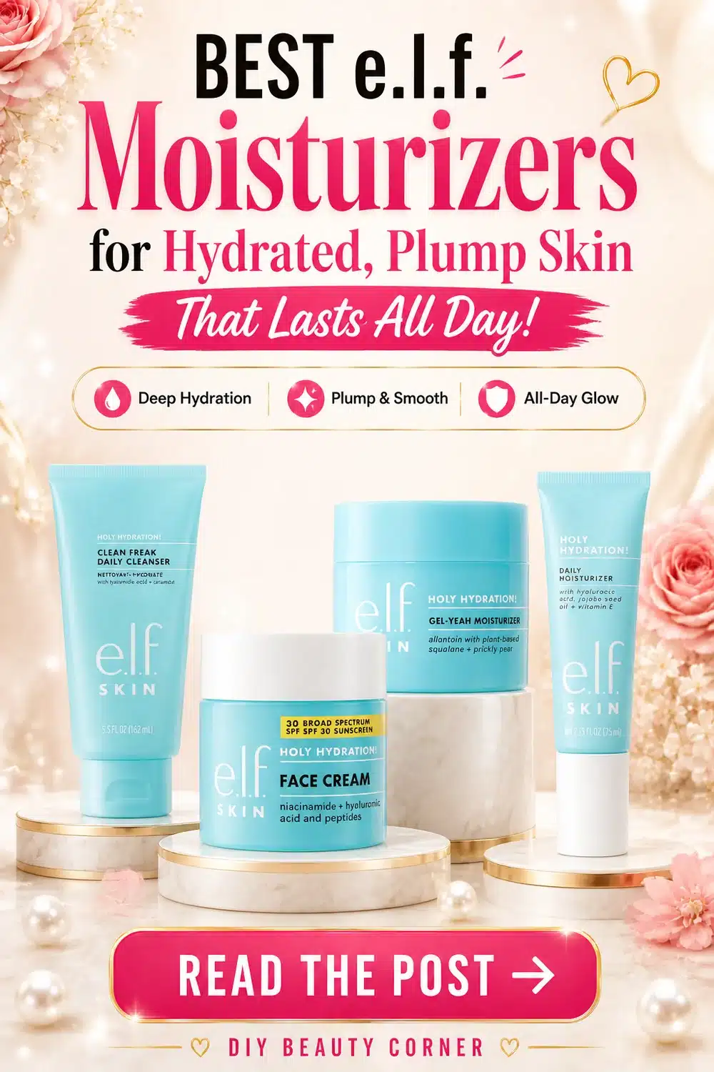 Best e.l.f. Moisturizers for Hydrated, Plump Skin That Lasts All Day