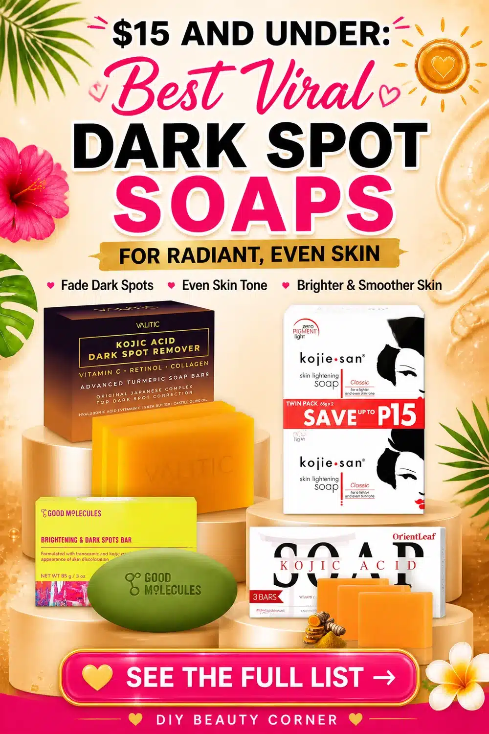 $15 And Under: Best Viral Dark Spot Soaps for Radiant, Even Skin