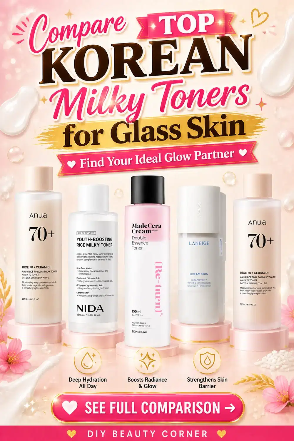 Compare Top Korean Milky Toners for Glass Skin: Find Your Ideal Glow Partner