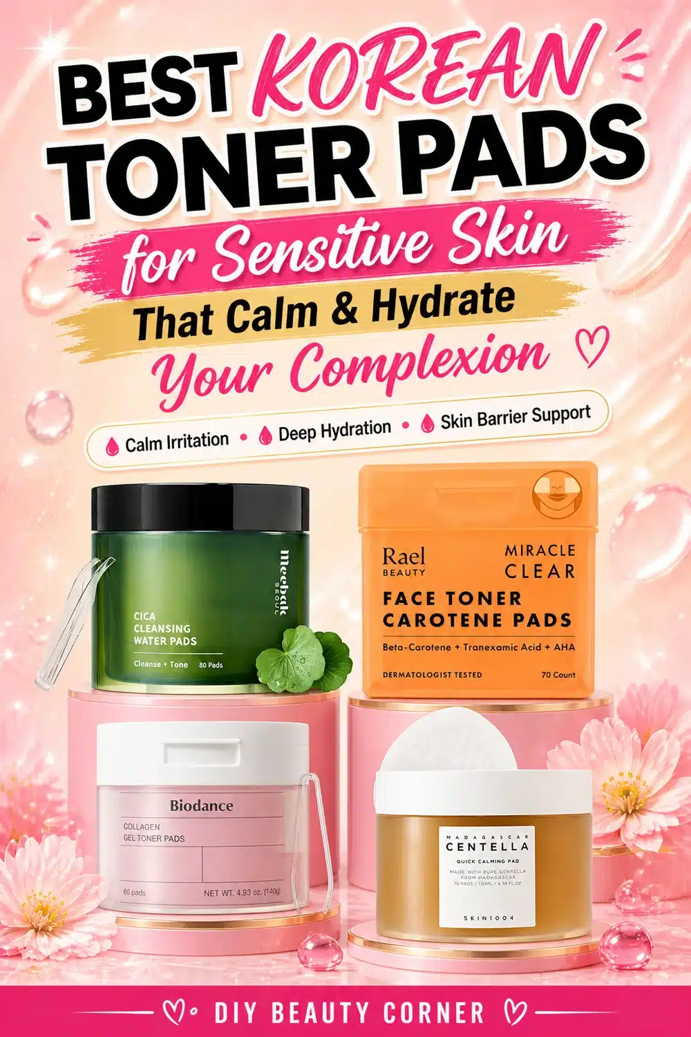 Best Korean Toner Pads for Sensitive Skin That Calm & Hydrate Your Complexion
