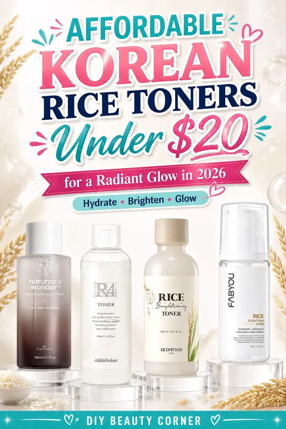 Affordable Korean Rice Toners Under $20 for a Radiant Glow in 2026
