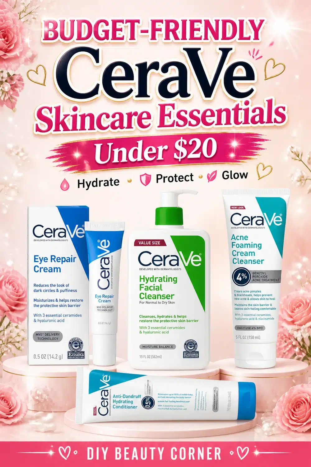 Budget-Friendly CeraVe Skincare Essentials Under $20 for Healthy, Hydrated Skin