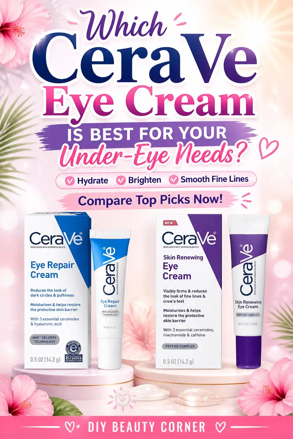 Which CeraVe Eye Cream Is Best for Your Under-Eye Needs? Compare Top Picks Now!