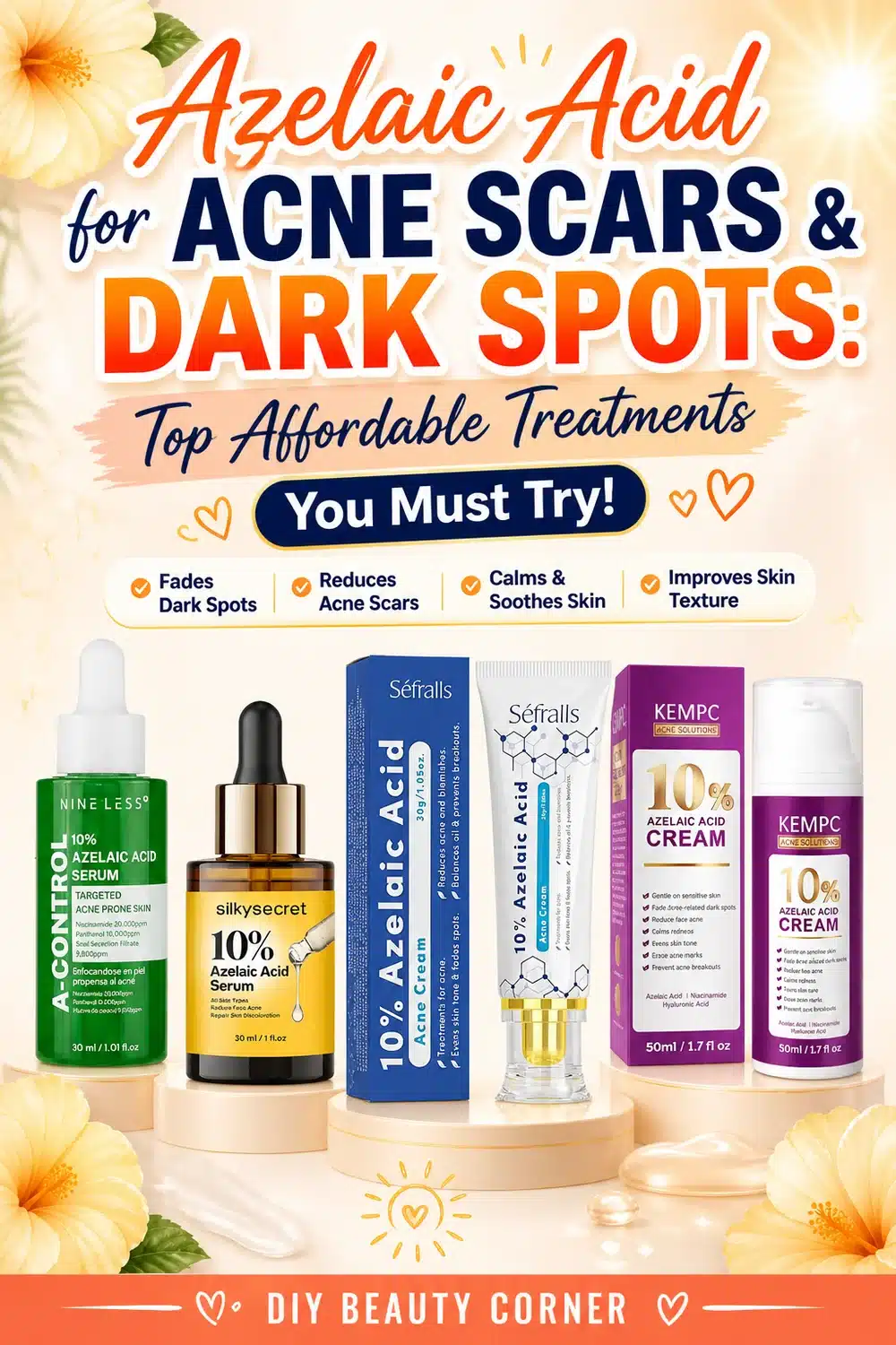 Azelaic Acid for Acne Scars & Dark Spots: Top Affordable Treatments You Must Try