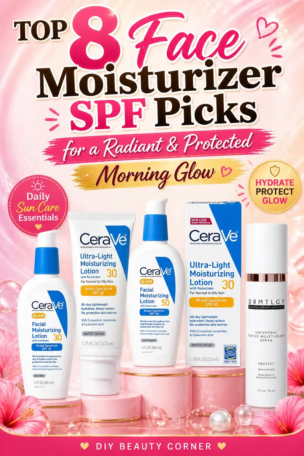 Top 8 Face Moisturizer SPF Picks for a Radiant and Protected Morning Glow