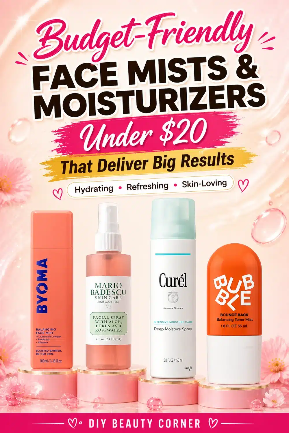 Budget-Friendly Face Mists & Moisturizers Under $20 That Deliver Big Results