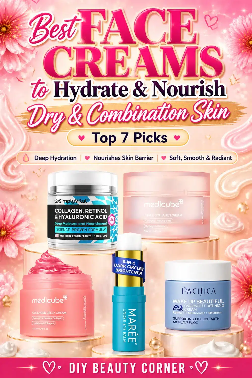 Best Face Creams to Hydrate & Nourish Dry & Combination Skin: Top 7 Picks