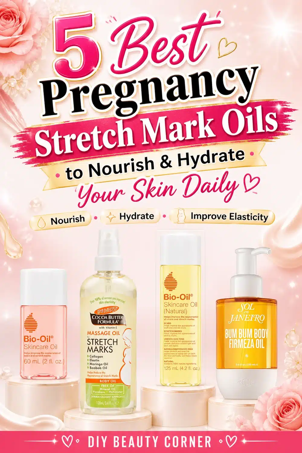 5 Best Pregnancy Stretch Mark Oils to Nourish & Hydrate Your Skin Daily