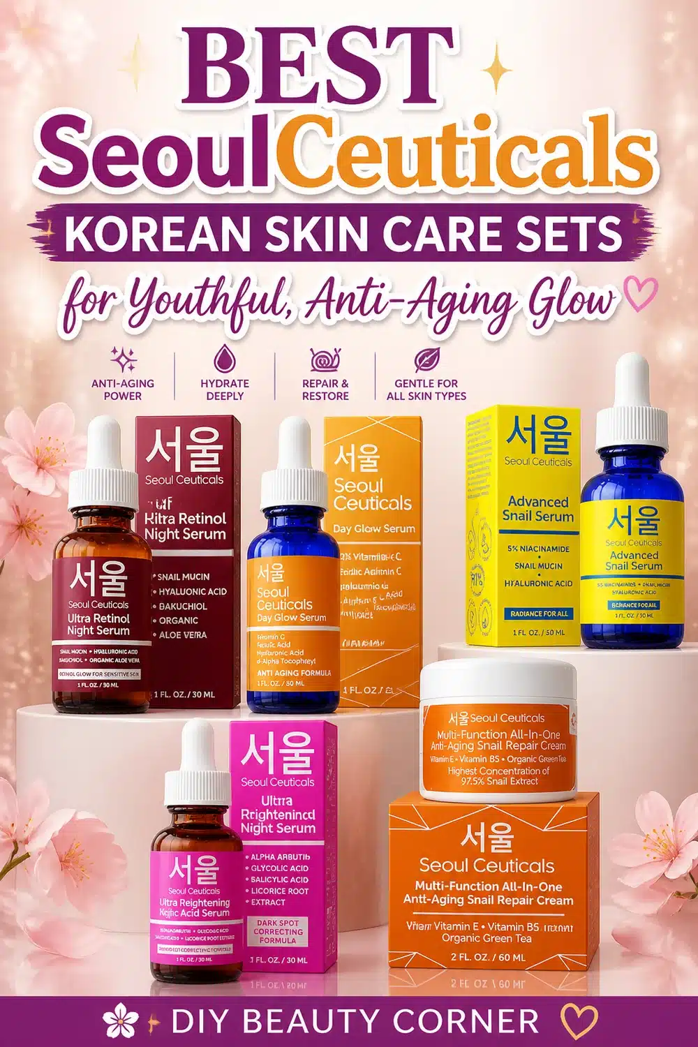 Best SeoulCeuticals Korean Skin Care Sets for Youthful Anti-Aging Glow