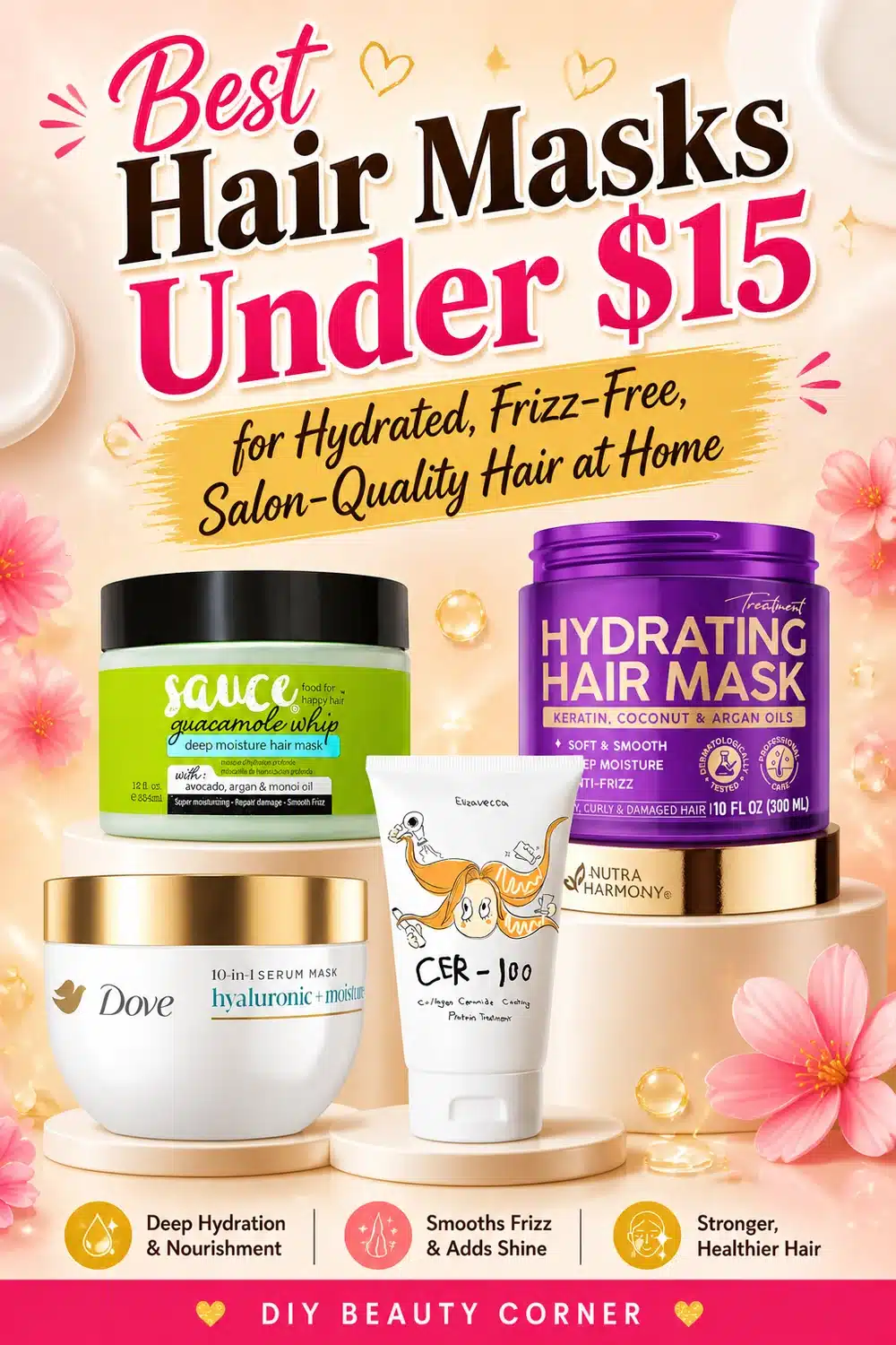 Best Hair Masks Under $15 for Hydrated, Frizz-Free, Salon-Quality Hair at Home
