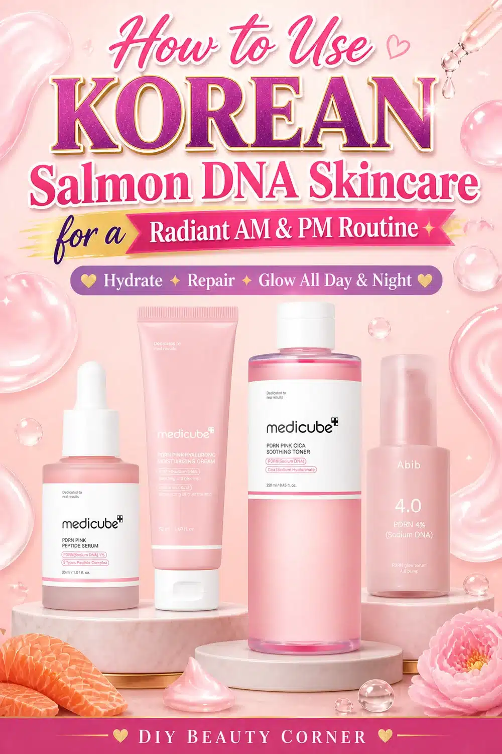 How to Use Korean Salmon DNA Skincare for a Radiant AM & PM Routine