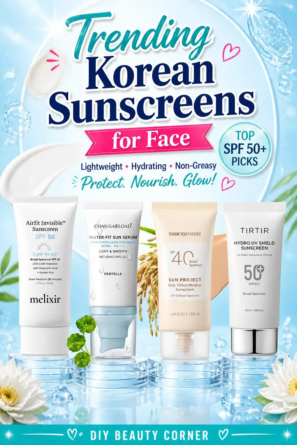 Trending Korean Sunscreen for Face: Top SPF 50+ Picks Bought This Month