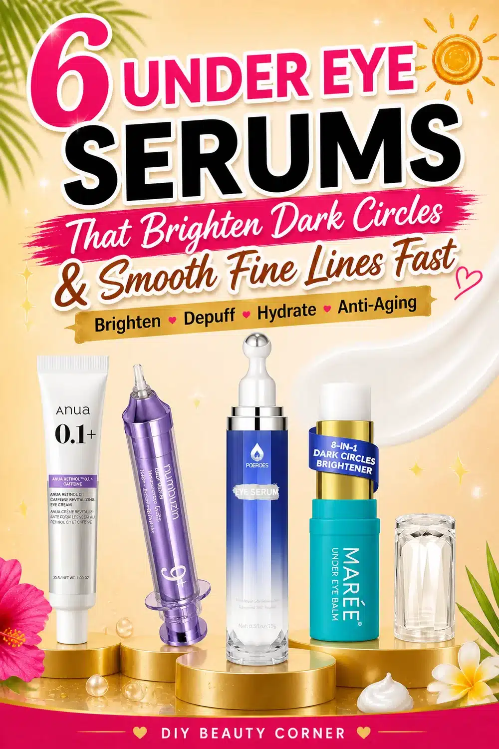 6 Under Eye Serums That Brighten Dark Circles & Smooth Fine Lines Fast