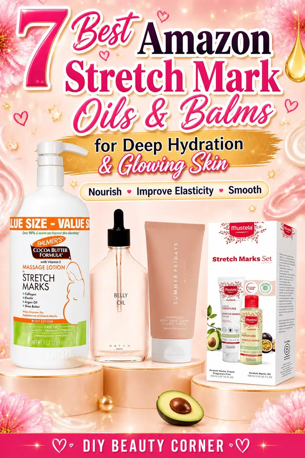 7 Best Amazon Stretch Mark Oils & Balms for Deep Hydration and Glowing Skin