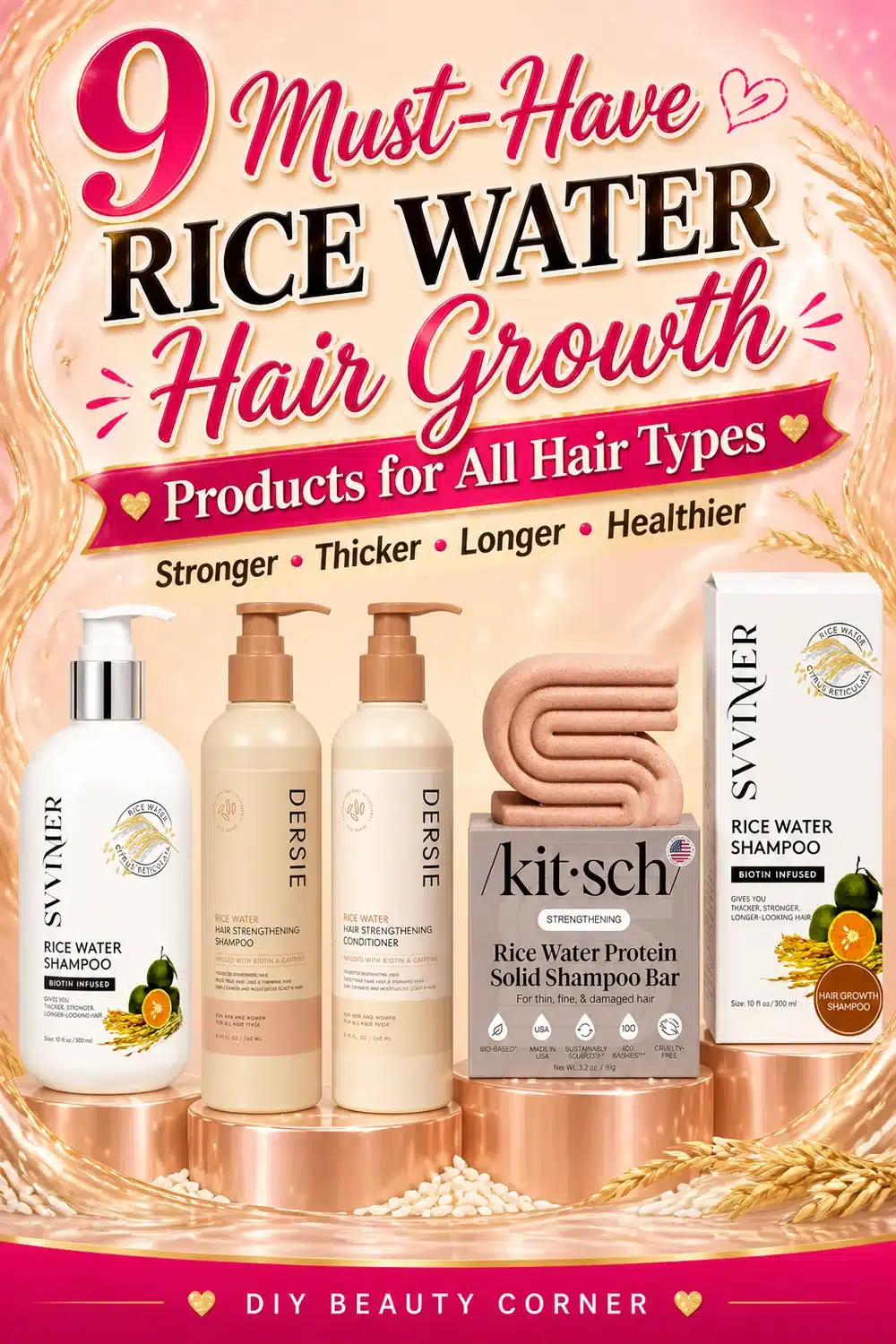 9 Must-Have Rice Water Hair Growth Products for All Hair Types in 2024