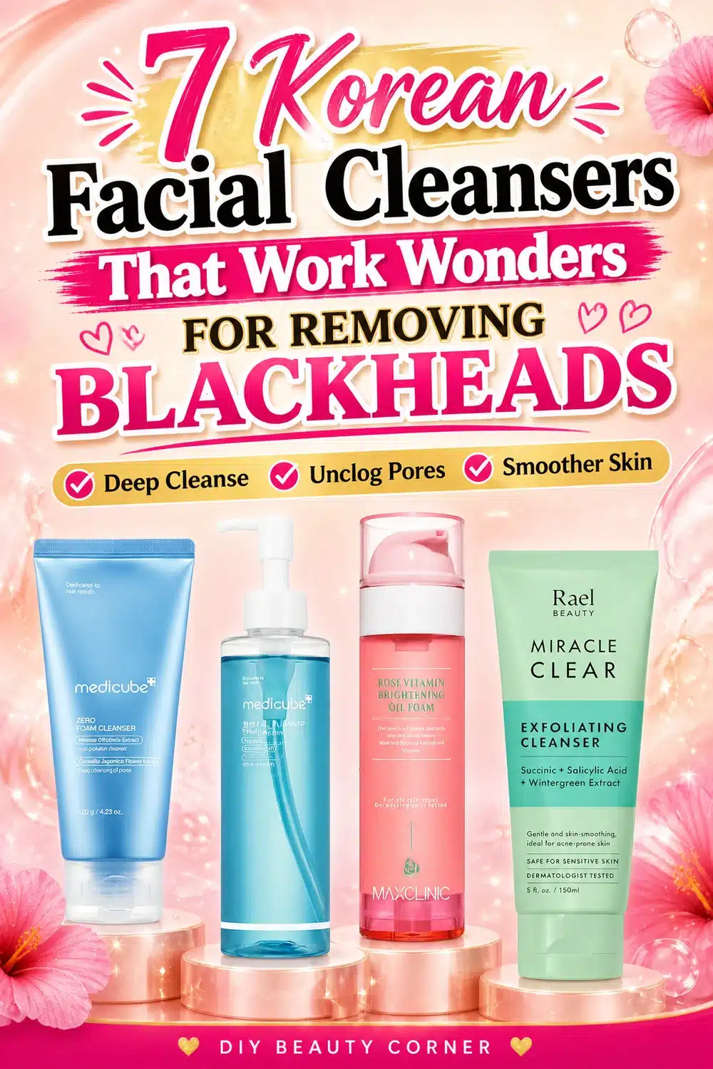 7 Korean Facial Cleansers That Work Wonders for Removing Blackheads