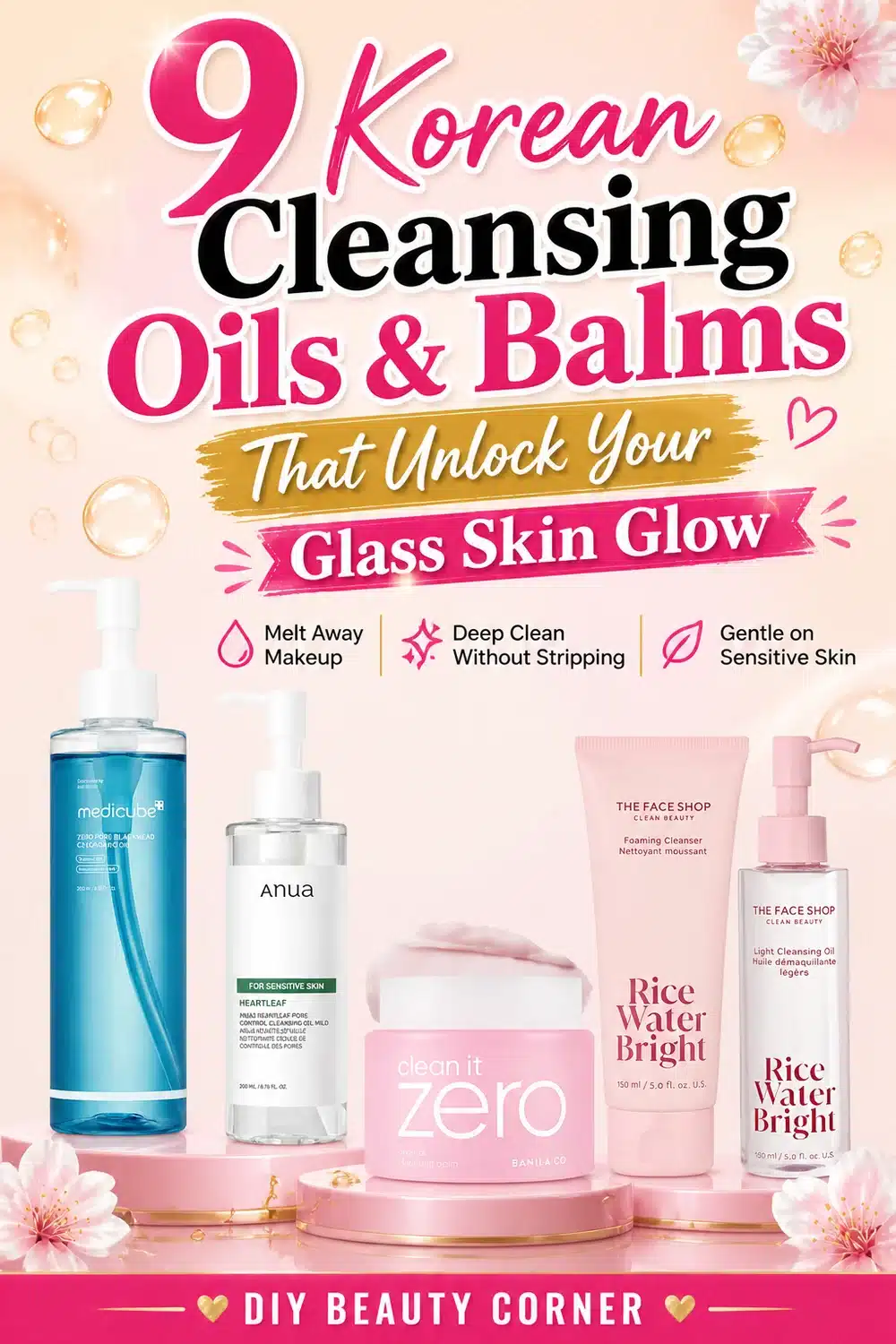 9 Korean Cleansing Oils & Balms That Unlock Your Glass Skin Glow