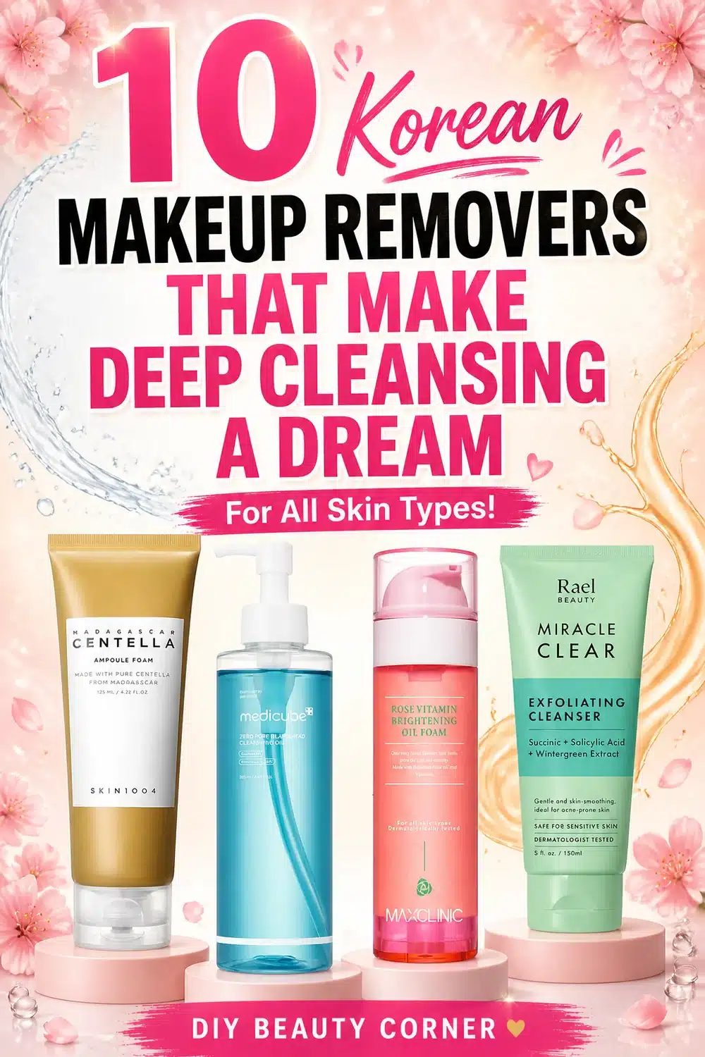 10 Korean Makeup Removers That Make Deep Cleansing a Dream for All Skin Types